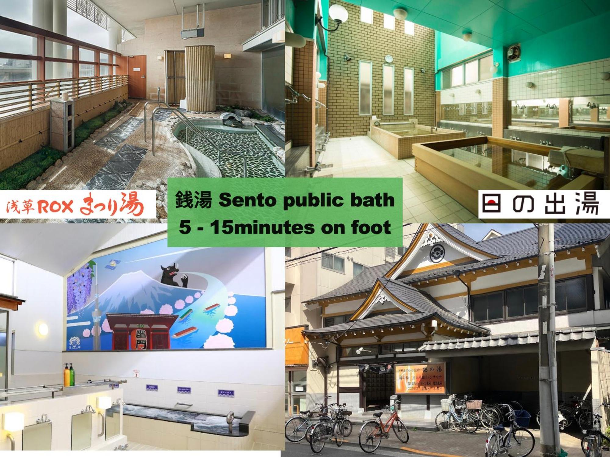 浅草寺3分 浅草駅6分 寝室+リビング2-4人 スカイツリービュー 駅近 成田空港&羽田空港直通 Apartemen Tokyo